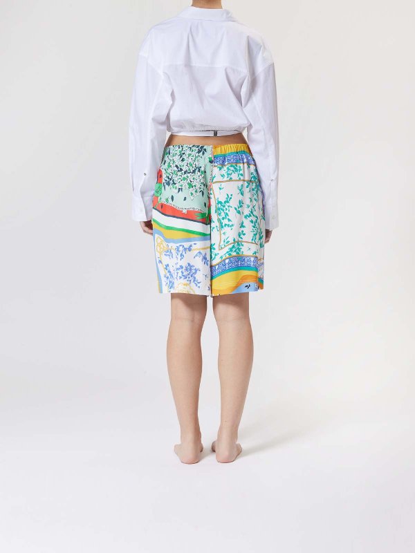 Short trousers crack printing shop online: MOSCHINO JEANS