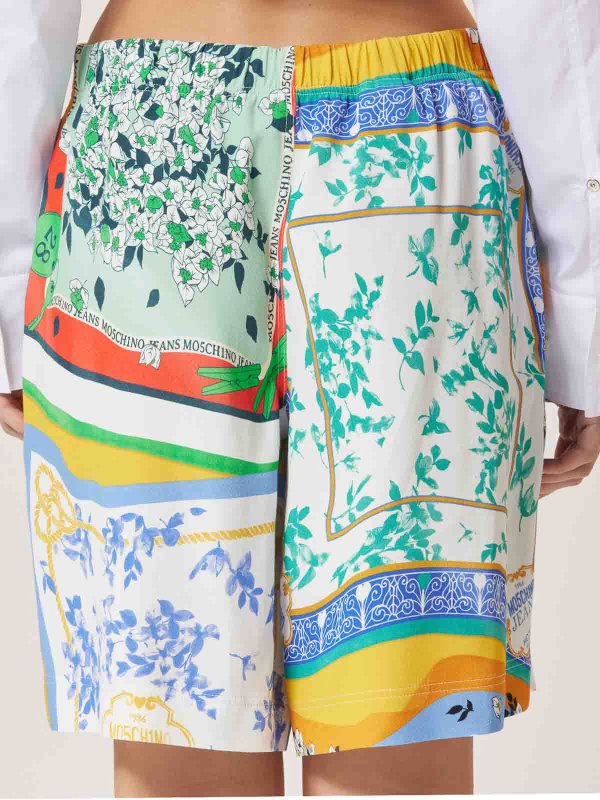 MOSCHINO JEANS buy online Short trousers crack printing