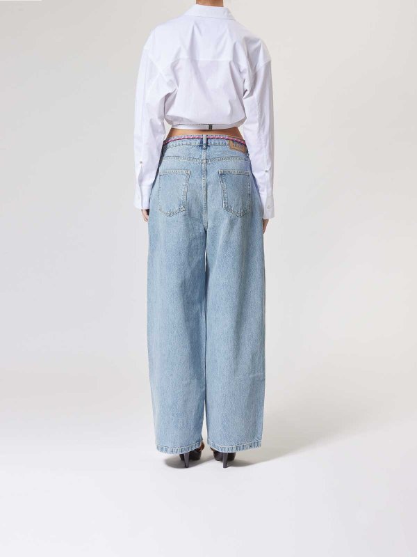 Jeans Over 14 Oz Denim shop online: MOSCHINO JEANS