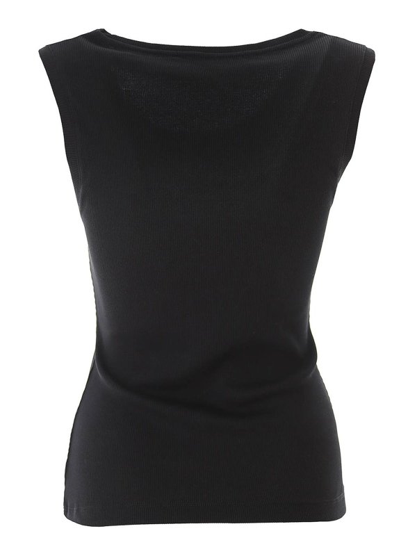 KARL LAGERFELD: Tops y camisetas sin mangas online - Top - Negro