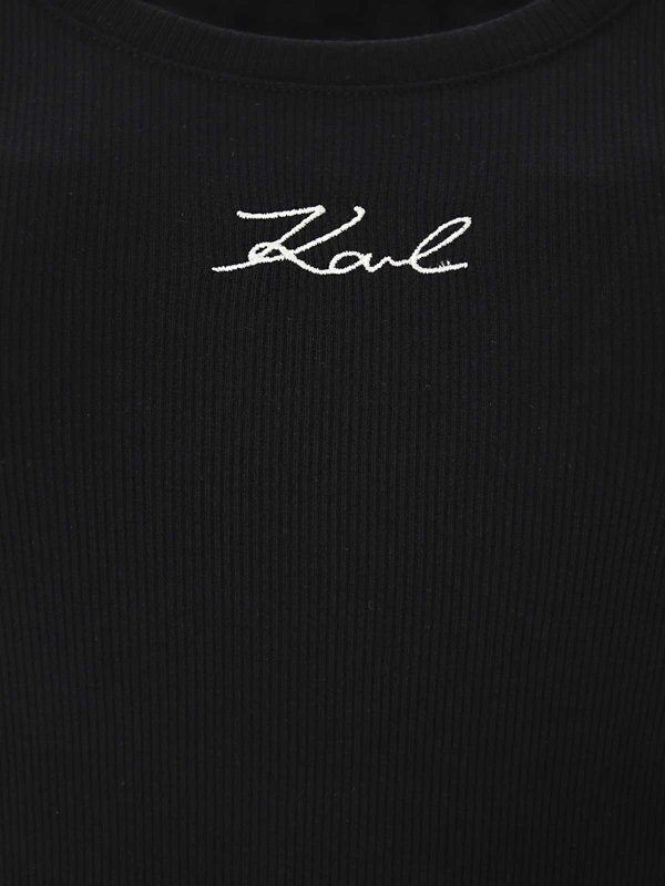The Best Shops KARL LAGERFELD: Tops y camisetas sin mangas - Top - Negro