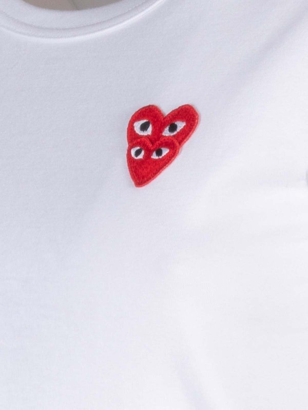 Comme des Garçons Play: T-shirts online - T-Shirt - Weiß