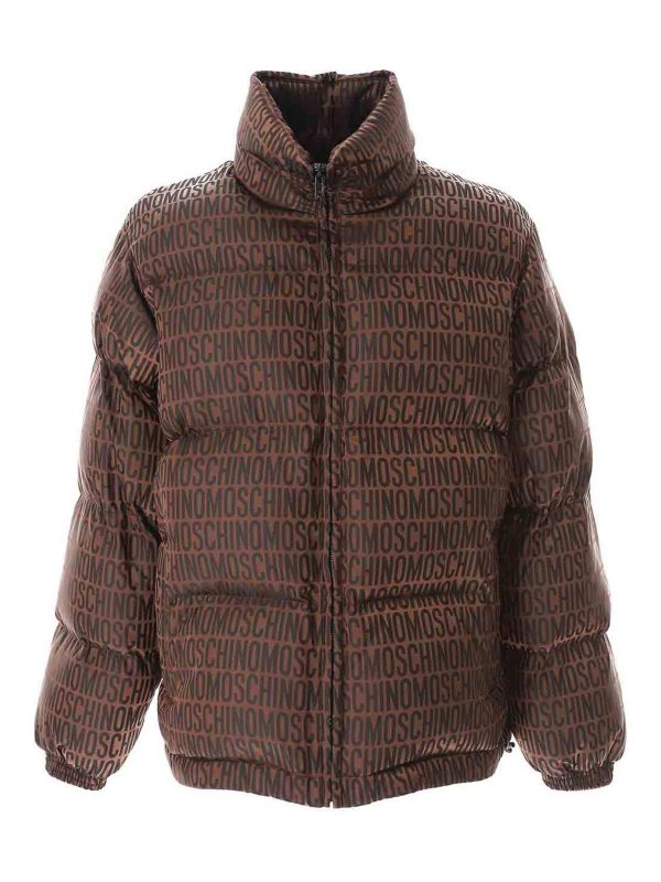 MOSCHINO: short coats - Logo Duffle Coat