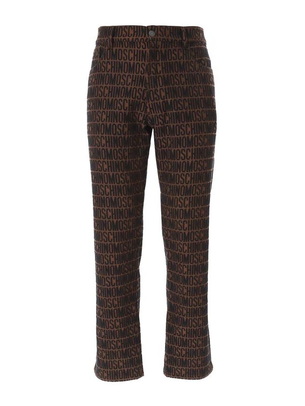 MOSCHINO: casual trousers - Logo Pants