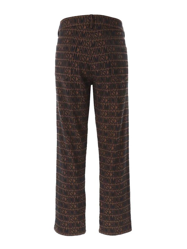 MOSCHINO: casual trousers online - Logo Pants