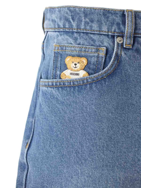 MOSCHINO buy online Teddy Denim Shorts