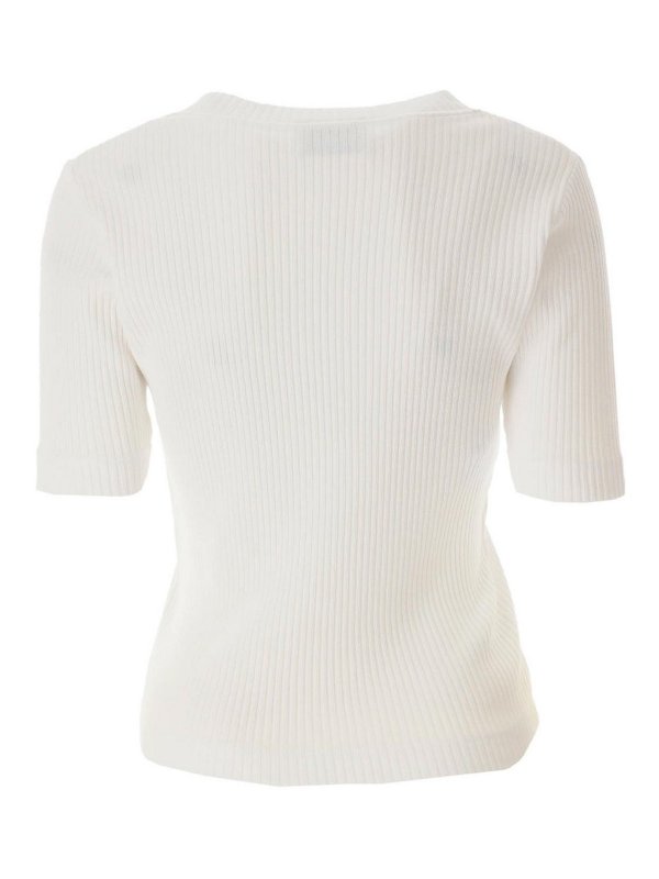 MOSCHINO JEANS: Camisetas online - Camiseta - Blanco