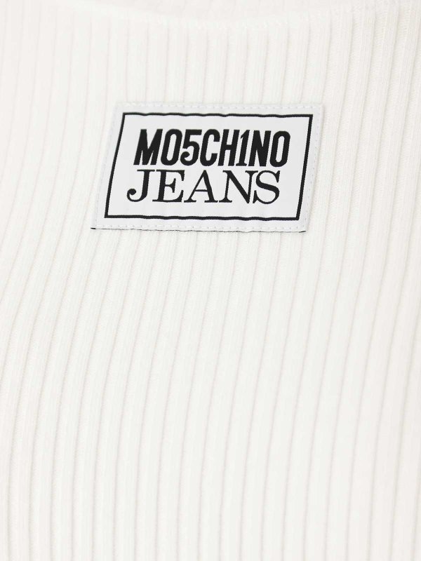 The Best Shops MOSCHINO JEANS: Camisetas - Camiseta - Blanco