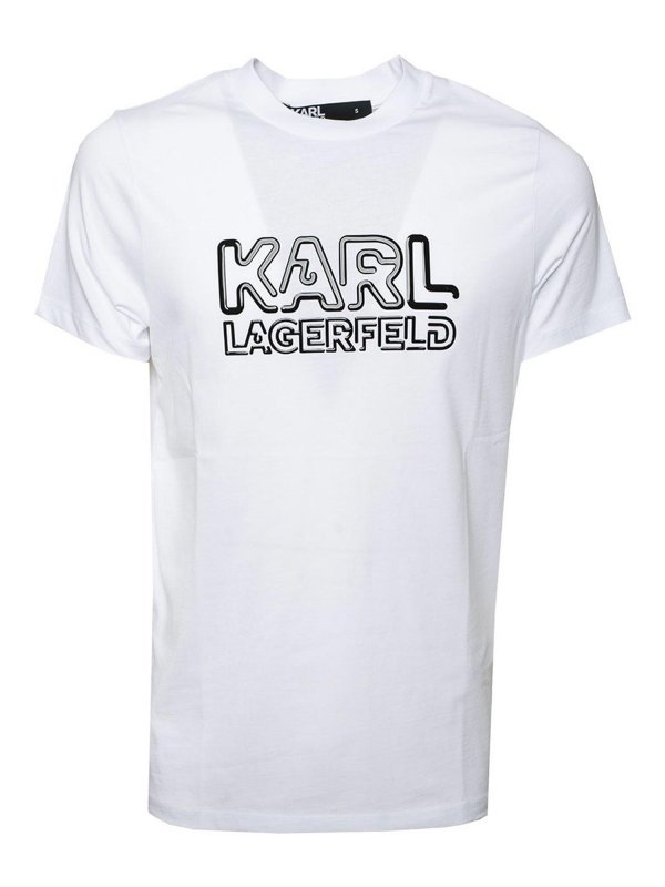 KARL LAGERFELD: t-shirts - Inflatable T-shirt logo