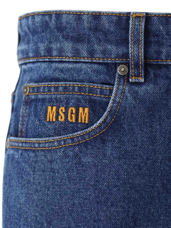 m.s.g.m. buy online Jean Bootcut - Bleu