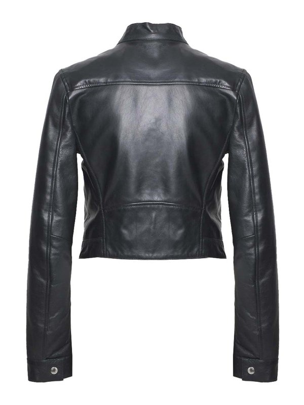 MOSCHINO JEANS buy online Lederjacke - Schwarz