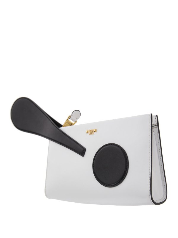 MOSCHINO: Clutches online - Clutch - Weiß