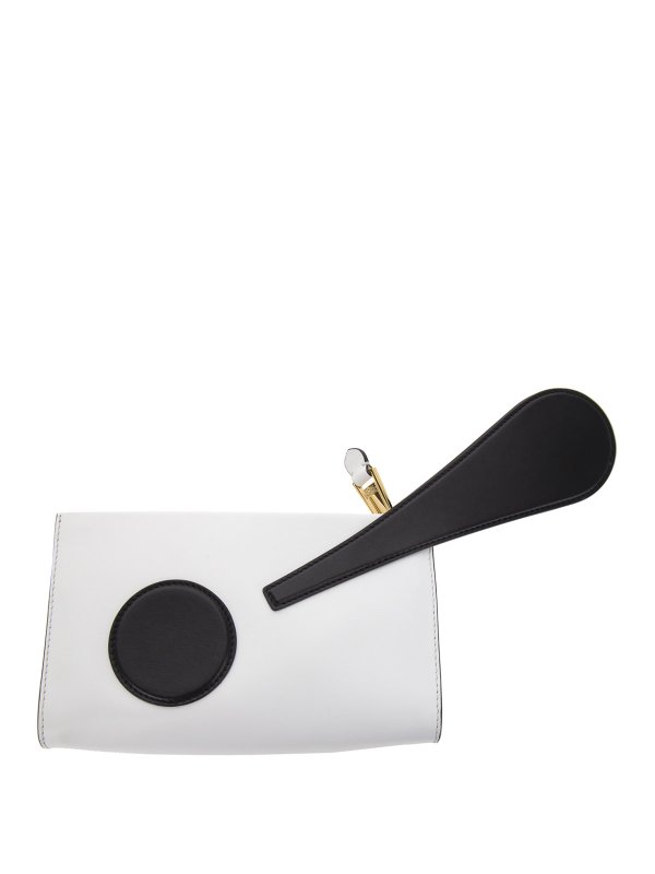 The Best Shops MOSCHINO: Clutches - Clutch - Weiß