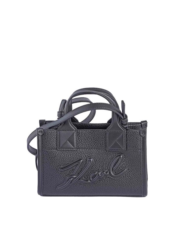 KARL LAGERFELD: totes bags - K/Square Small Tote Grainy