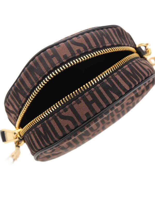 クロスボディバッグ - ブラウン shop online: MOSCHINO