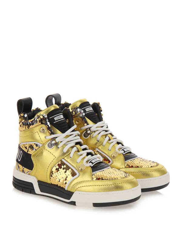 MOSCHINO: Sneaker online - Sneaker - Gold