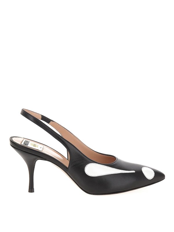 MOSCHINO: court shoes - Nappa Singback