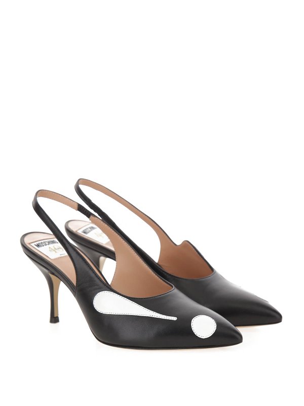 MOSCHINO: court shoes online - Nappa Singback