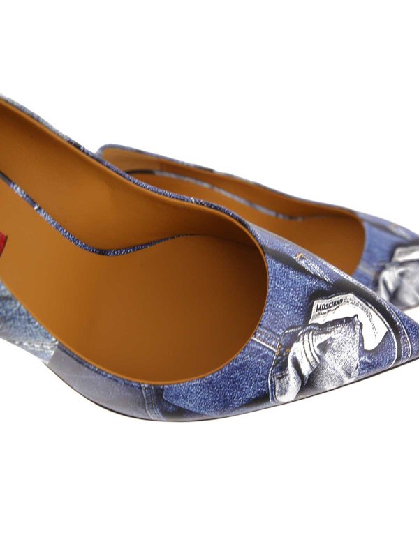 MOSCHINO JEANS buy online Heritage Patchwork Denim Pump