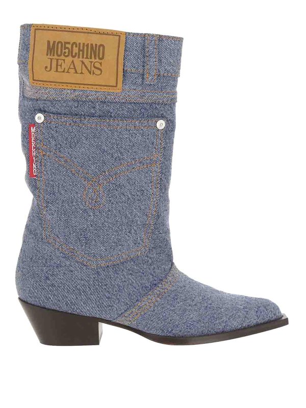 MOSCHINO JEANS: Botas - Botas - Azul
