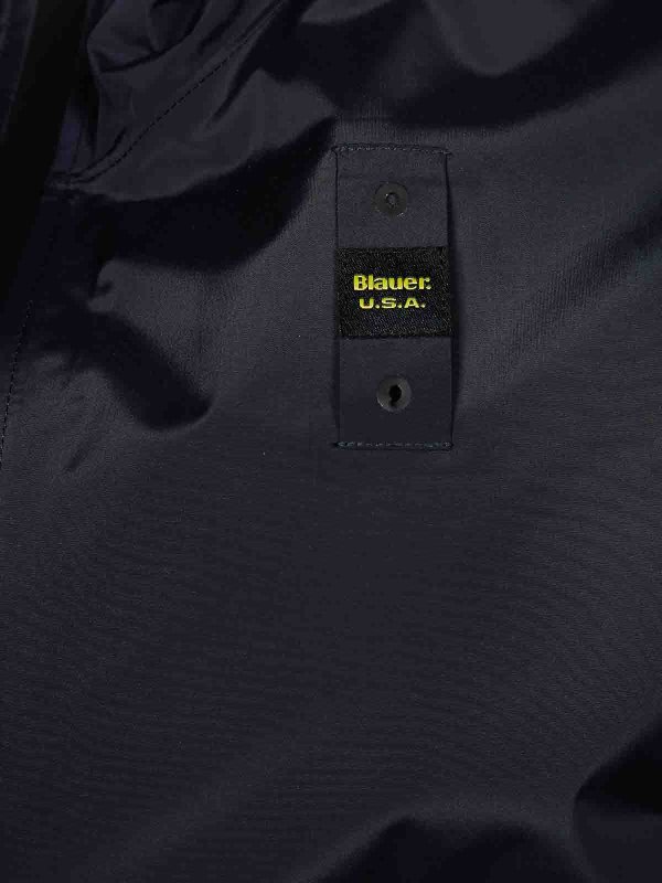 The Best Shops BLAUER: bombers - Shiny nylon bomber