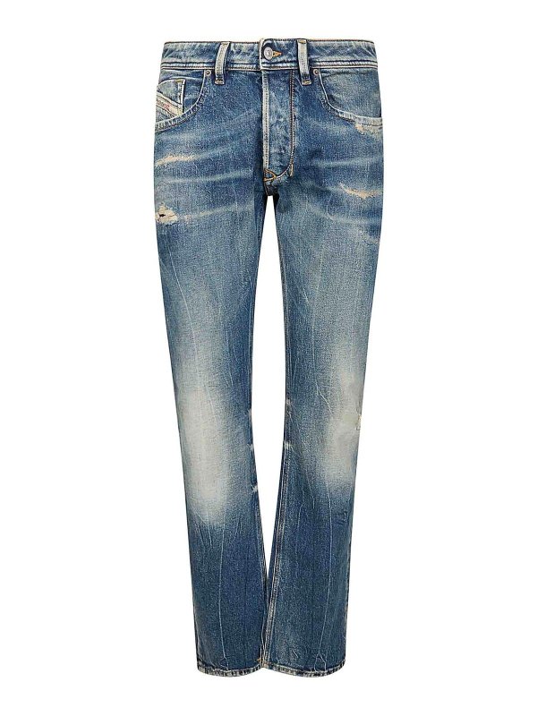 DIESEL: ブーツカットジーンズ - ブーツカットジーンズ - ミディアムウォッシュ