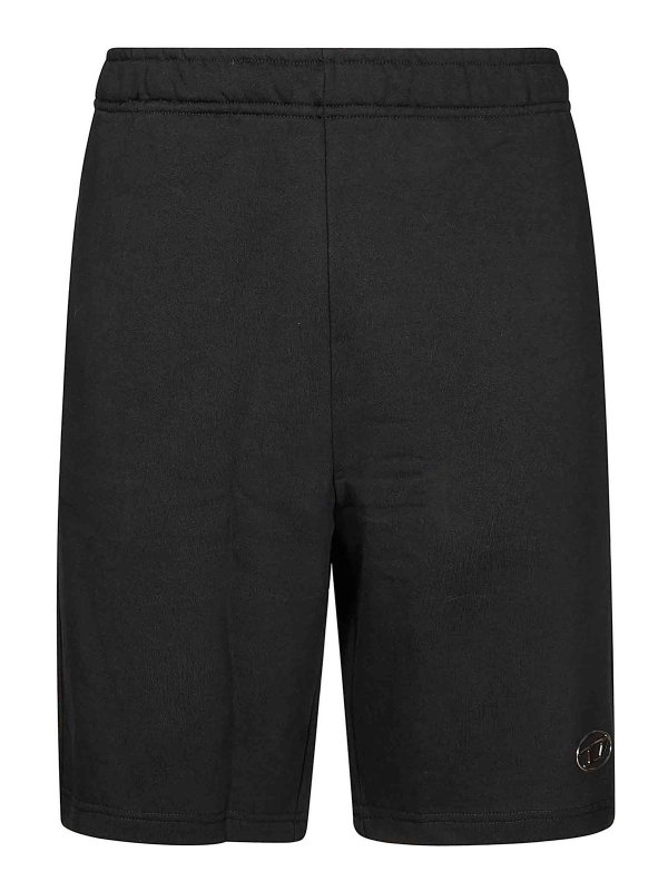 DIESEL: pantaloni shorts - Bermuda neri