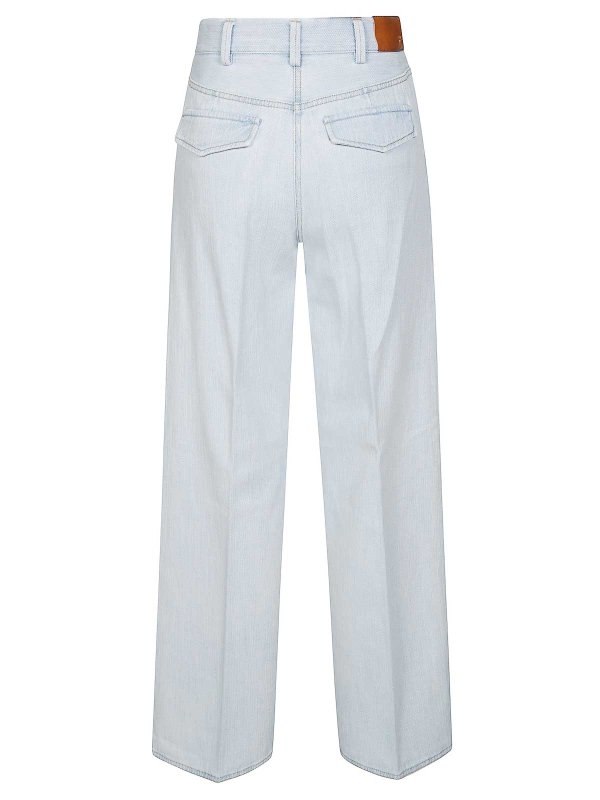 FORTE FORTE: Trousers Shorts online - Cotton Denim Calvary 5 Pockets Pants