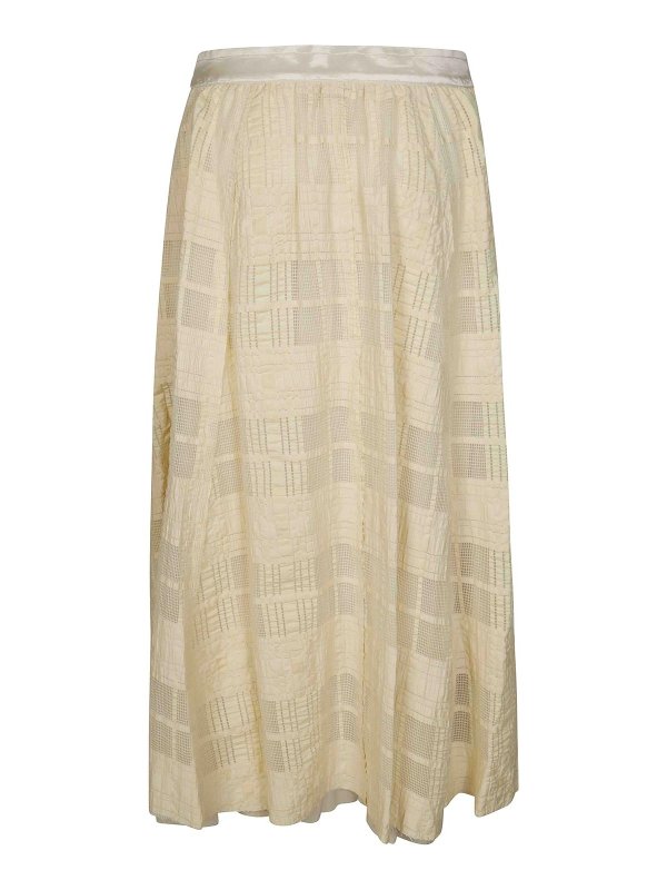 JEJIA: ニーレングススカート＆ミディ丈 online - 膝丈/ミディスカート - ベージュ