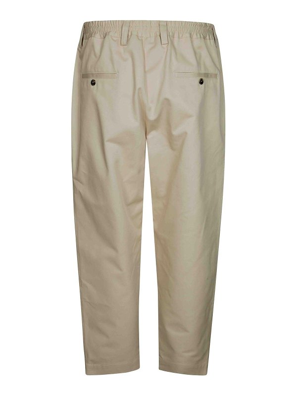 Marni: Pantalons casual online - Pantalons Décontractés - Beige