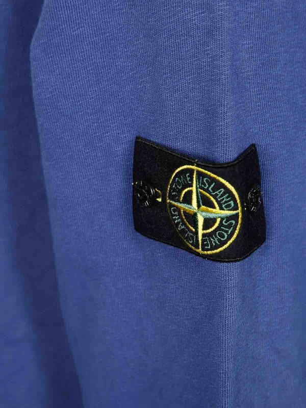 The Best Shops STONE ISLAND: Sweatshirts & Pulls - Sweat-Shirts - Bleu