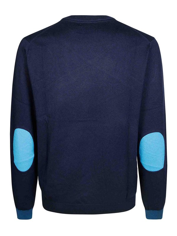 SUN 68: Escotes barcos online - Suéter Con Escote Barco - Azul