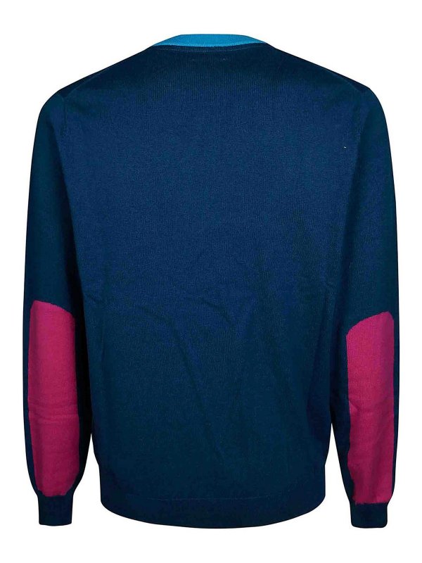 SUN 68: U-Boot-Ausschnitt online - U-Boot-Pullover - Blau