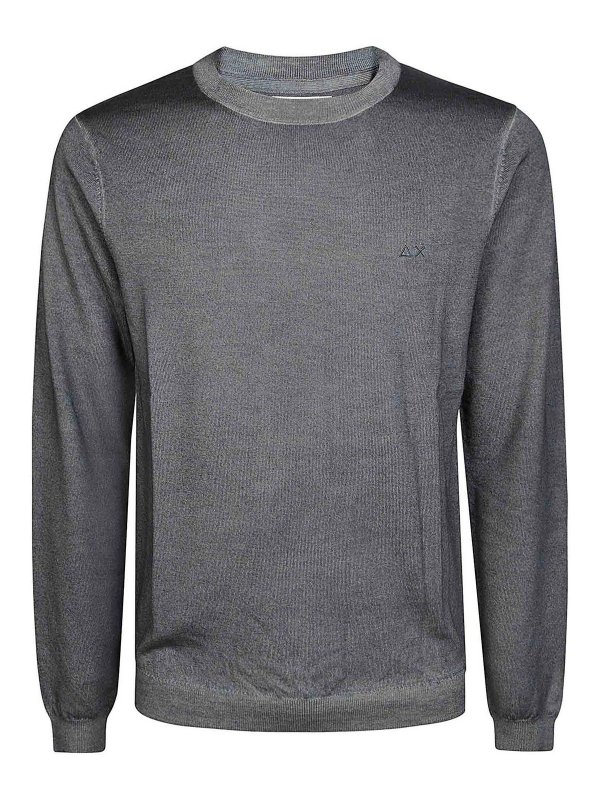 SUN 68: U-Boot-Ausschnitt - U-Boot-Pullover - Grau