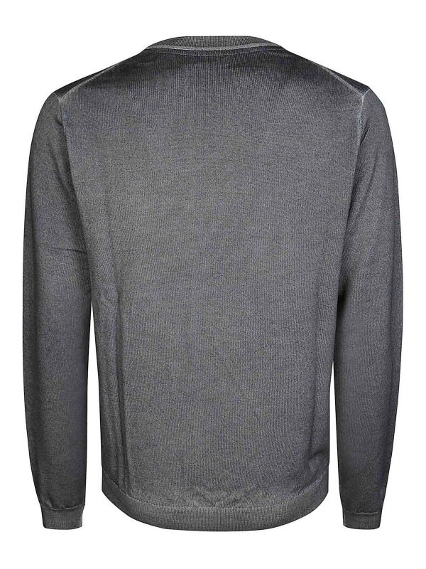 SUN 68: U-Boot-Ausschnitt online - U-Boot-Pullover - Grau