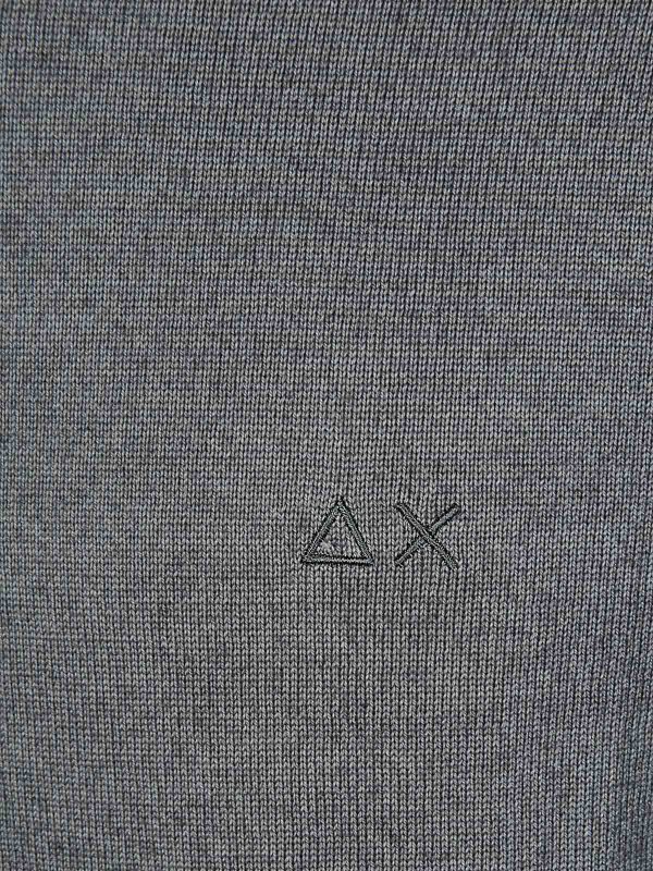 The Best Shops SUN 68: U-Boot-Ausschnitt - U-Boot-Pullover - Grau