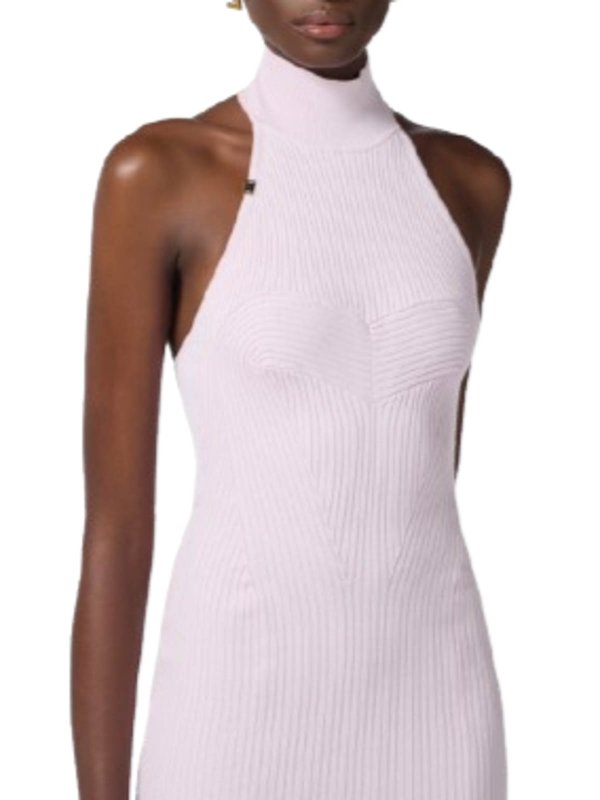 The Best Shops ELISABETTA FRANCHI: ニーレングスドレス - 膝丈ドレス - ヌードカラー