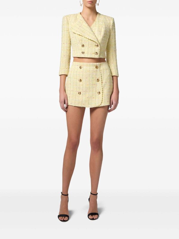 ELISABETTA FRANCHI: ミニスカート online - 膝丈/ミディスカート - イエロー