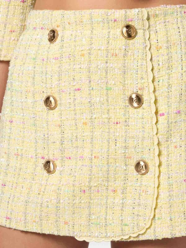 ELISABETTA FRANCHI buy online 膝丈/ミディスカート - イエロー