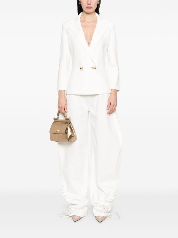 ELISABETTA FRANCHI buy online Knitted Blazer With Jewel Bows