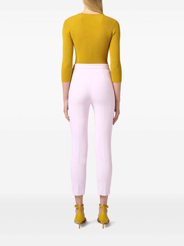 The Best Shops ELISABETTA FRANCHI: pantaloni casual - Pantaloni con clip di gioiello