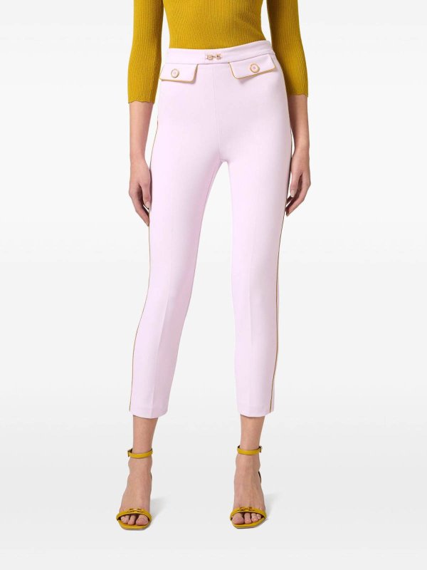 ELISABETTA FRANCHI buy online Pantaloni con clip di gioiello