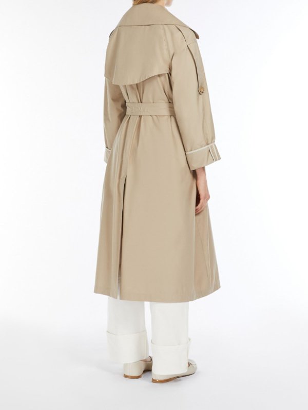 Trench Utrenchover In Twill Antigoccia shop online: MAX MARA THE CUBE