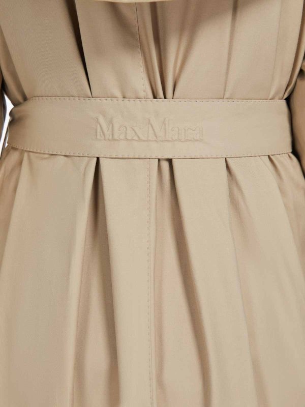 MAX MARA THE CUBE buy online Trench Utrenchover In Twill Antigoccia