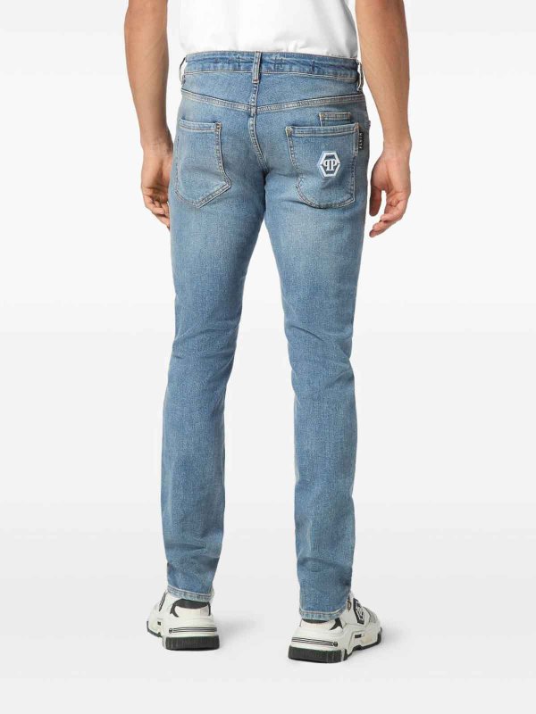 The Best Shops PHILIPP PLEIN: ストレートジーンズ - ストレートジーンズ - ミディアムウォッシュ