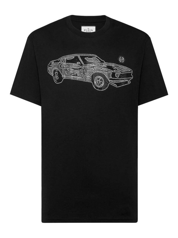 PHILIPP PLEIN: t-shirts - T-Shirt Cars Racing