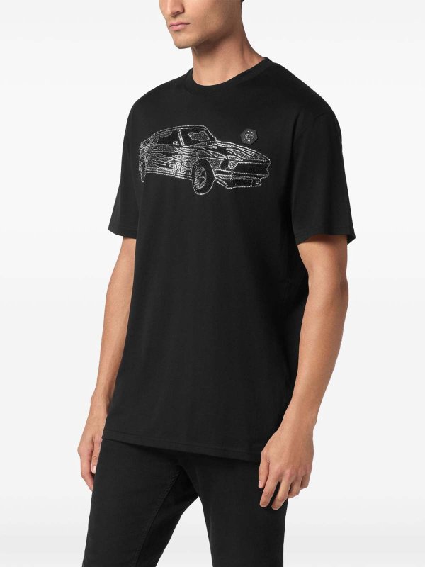 The Best Shops PHILIPP PLEIN: t-shirts - T-Shirt Cars Racing