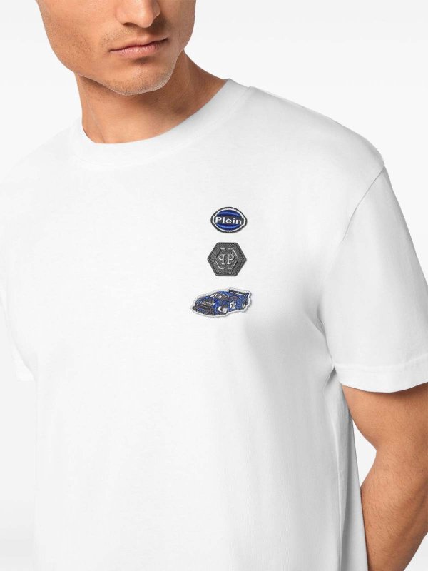 The Best Shops PHILIPP PLEIN: T-shirts - T-Shirt - Blanc