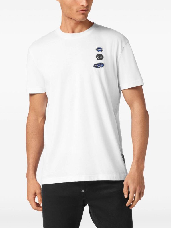 T-Shirt - Blanc shop online: PHILIPP PLEIN