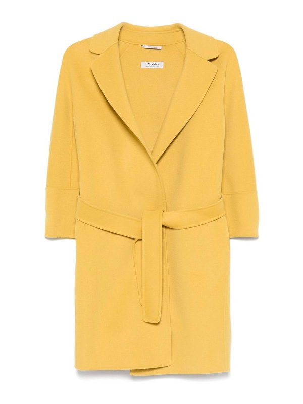 S MAX MARA: short coats - Short Double Wool Coat